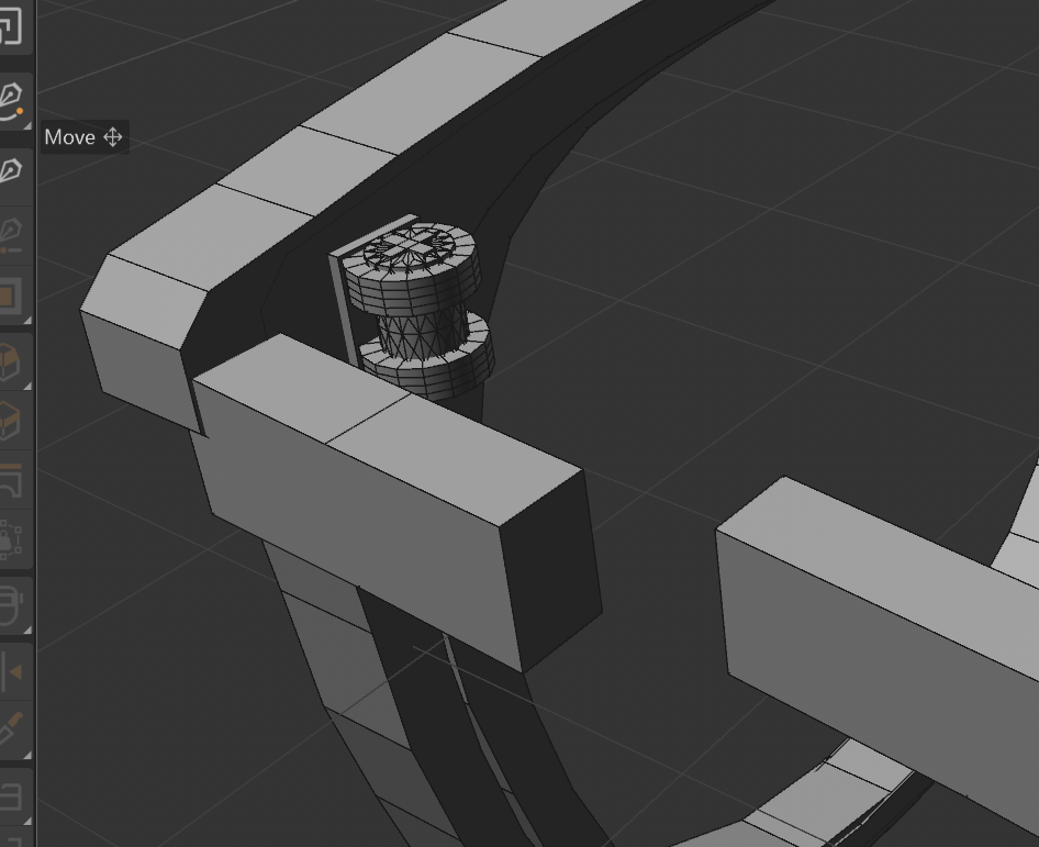 Here, I used the line-drawing and extrude methods to create the temple arm (I’ve omitted the process images here since they are similar to the earlier steps) and am currently fitting and adjusting the pieces.