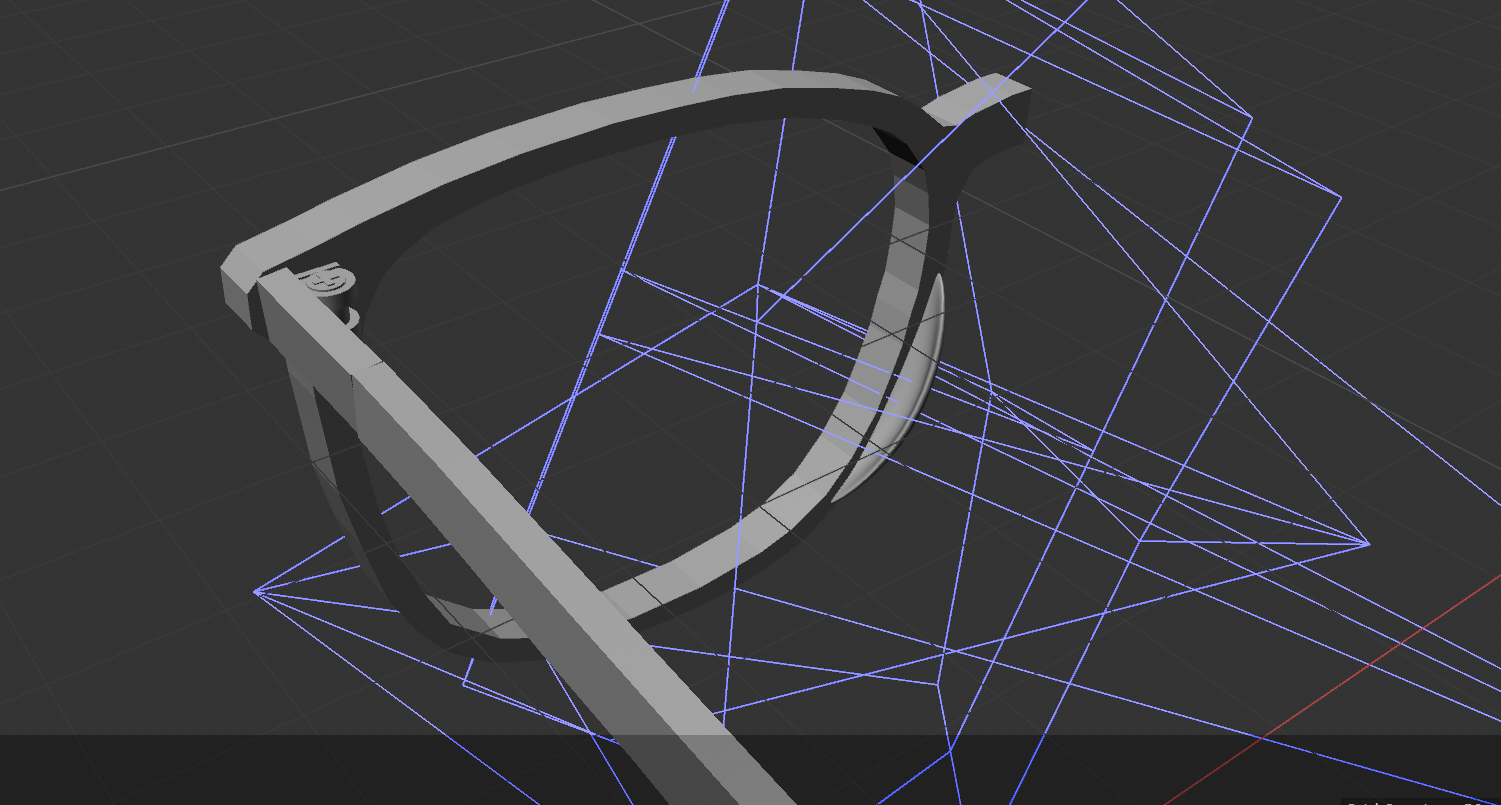 The view with structural lines removed.
